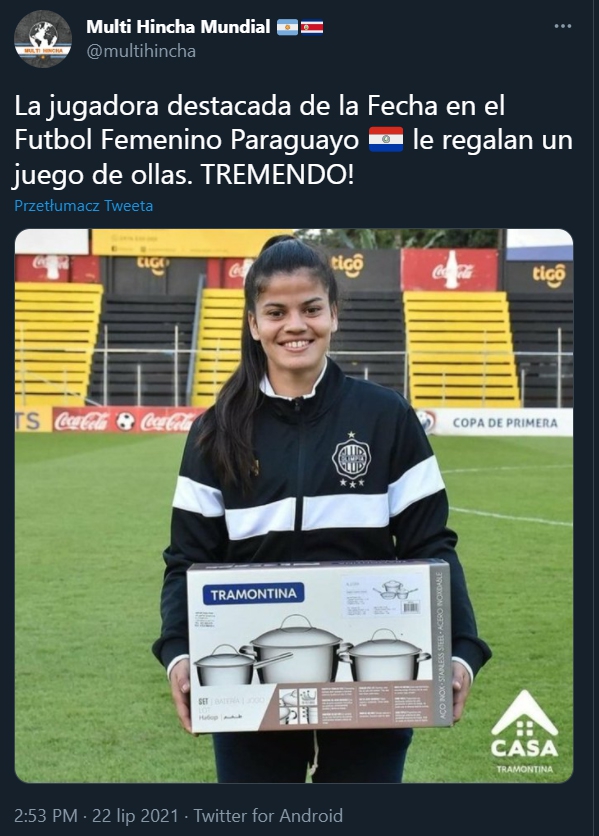 NAGRODA za MVP dla piłkarki z Paragwaju! :D